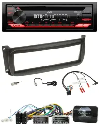 JVC CD DAB USB Bluetooth Lenkrad Autoradio für Chrysler Dofge RAM ab 2002