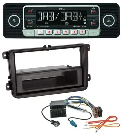 Dietz USB DAB MP3 Bluetooth Autoradio für Seat Alhambra ab 10 Leon 09-12 Toledo
