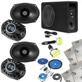 Сабвуфер активный NVX QB10SPA 10" 350W RMS (набор) с 6x9" динамиками