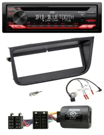 JVC CD DAB USB Bluetooth Lenkrad Autoradio für Peugeot 406 2002-2005