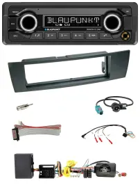 Blaupunkt Bluetooth DAB Lenkrad USB Autoradio für BMW 1er E87 2004-2013 Aktiv