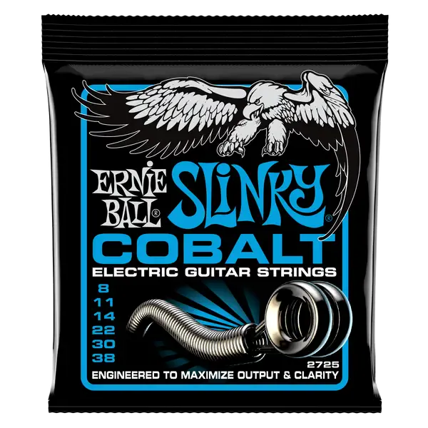Струны для электрогитары Ernie Ball 2725 Extra Slinky Cobalt 8-38