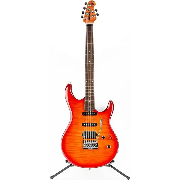 Электрогитара Music Man Luke 3 HSS Flame Maple Top Rosewood FB Cherry Burst