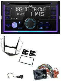 JVC MP3 USB 2DIN DAB Bluetooth CD Autoradio für Chevrolet Cruze 2011-2016