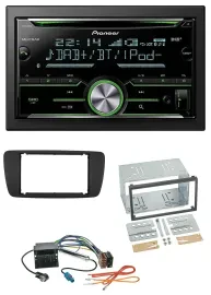 Автомагнитола для Seat Ibiza (с 2008) Pioneer 2-DIN, Bluetooth, DAB, USB, CD, черная