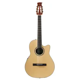 Классическая гитара с подключением APPLAUSE AB24CС-4S Balladeer Mid Cutaway Nylon Natural Satin