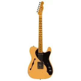FENDER Limited Edition Nocaster Thinline Relic MN ANBL ❘ E-Gitarre ❘ Custom Shop