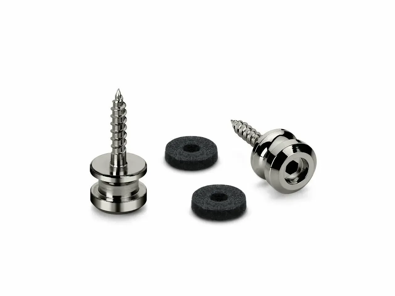 Крепление гитарного ремня Schaller Button for S-Lock S Ruthenium (пара)