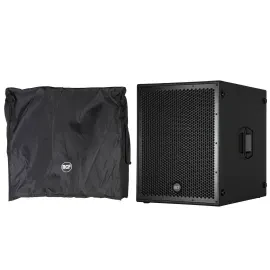 RCF SUB 8004-AS 18" Active High Powered DJ PA Subwoofer Sub w Cover