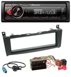 Pioneer MP3 1DIN DAB USB AUX Autoradio für Mercedes C-Klasse W204 ab 2007