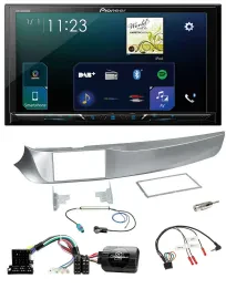 Автомагнитола для Alfa Romeo Giulietta 2010–2014 Pioneer 2DIN, Bluetooth, USB, DAB
