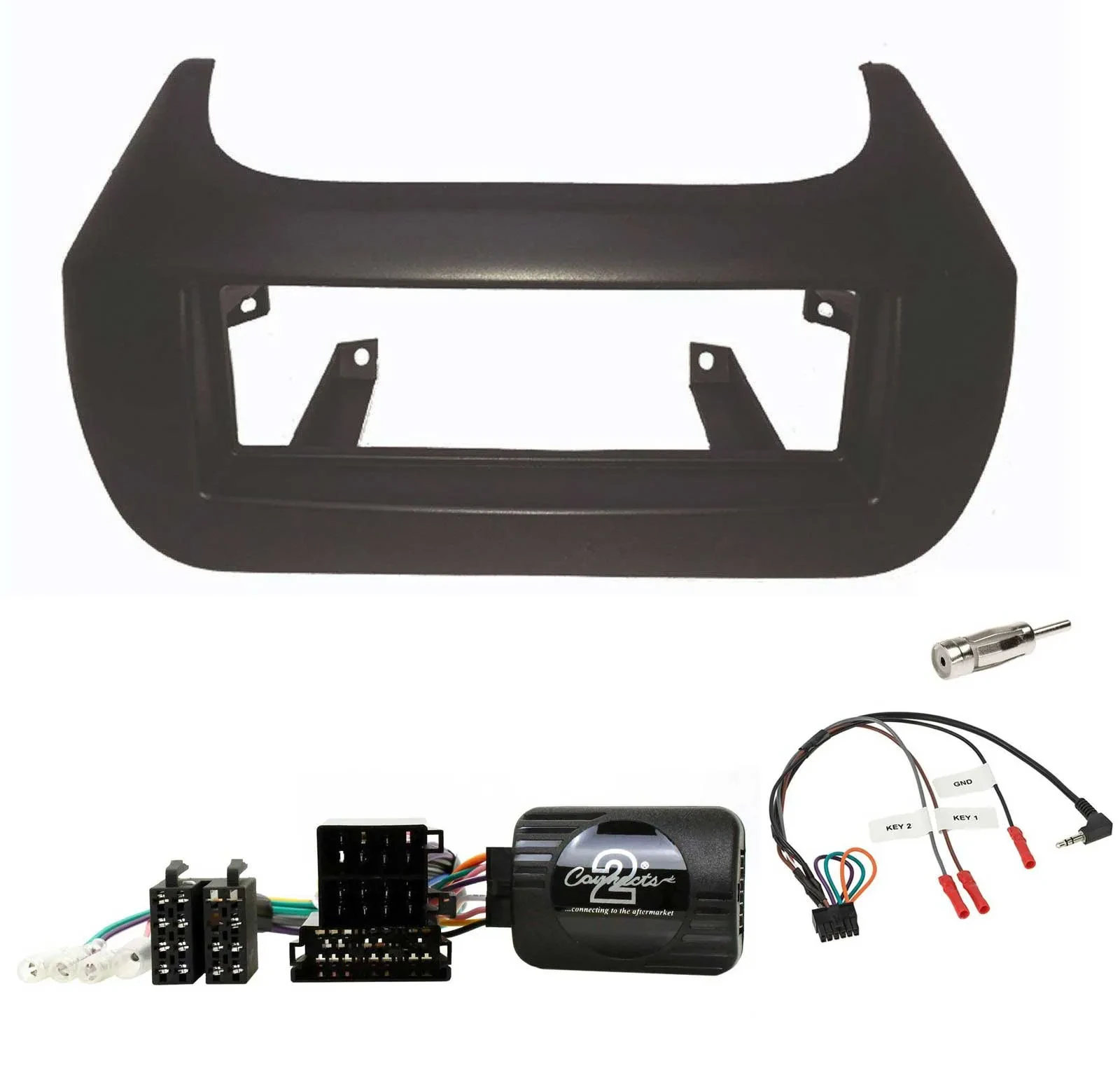 Radioset Lenkradadapter DIN Autoradio für Citroen Nemo Fiat Fiorino Peugeot Bipp