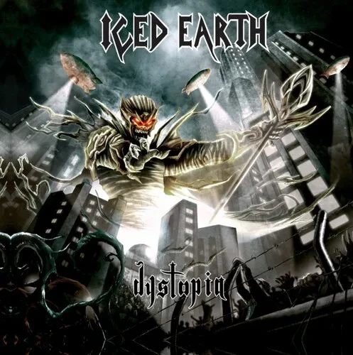 Виниловая пластинка Iced Earth - Dystopia [New Vinyl LP] Black, Clear Vinyl, Ltd Ed, Red, 3D