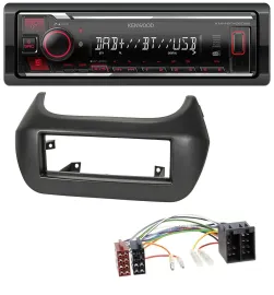 Kenwood MP3 Bluetooth USB DAB Autoradio für Fiat Fiorino Qubo Citroen Nemo Peuge