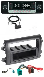 Dietz DAB Bluetooth USB MP3 Autoradio für Fiat Ducato (Serie 8, ab 2021)