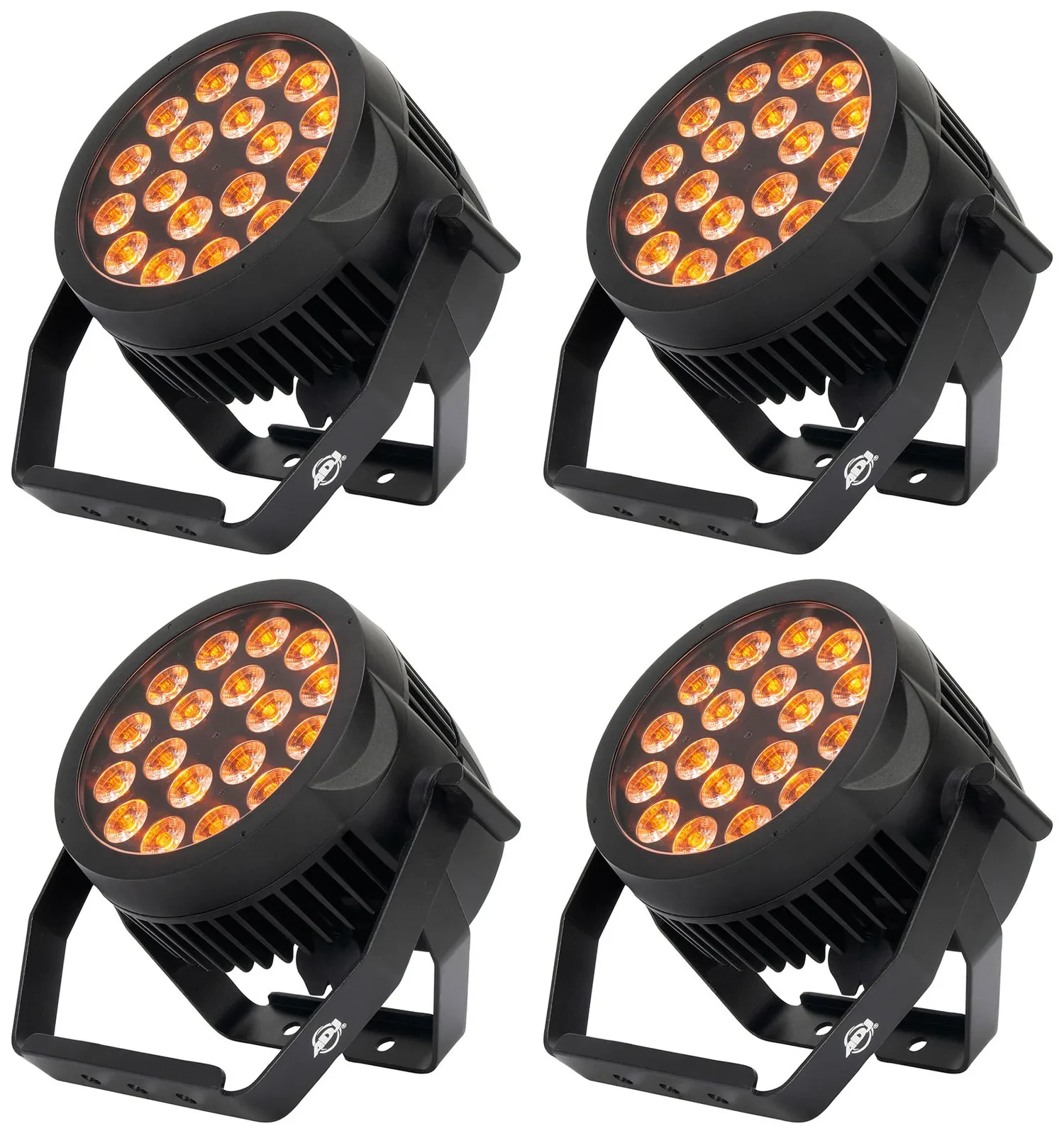 Светодиодный прибор American DJ 18P HEX IP RGBAW+UV LED DMX (4 штуки)