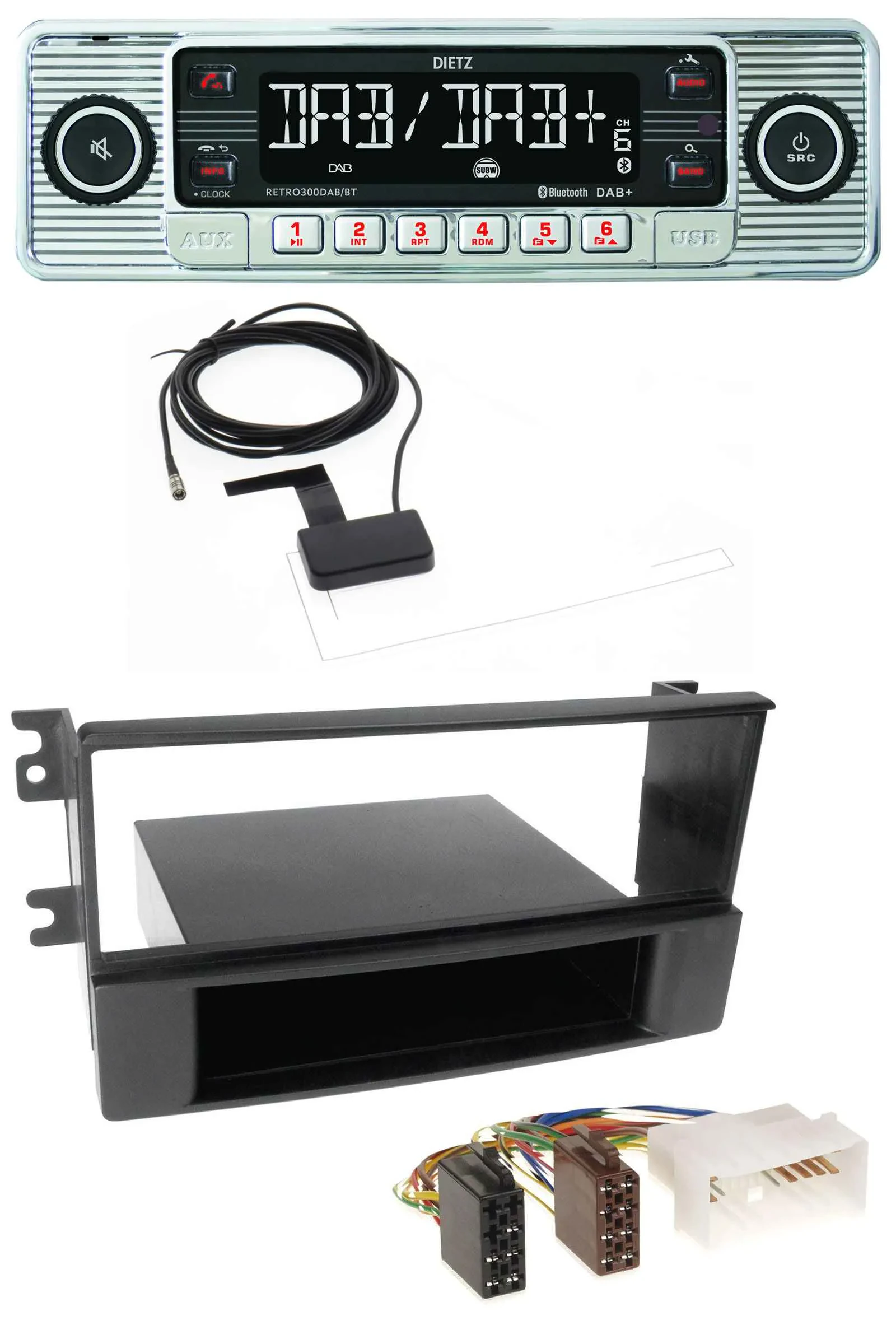 Автомагнитола для Kia Sorento (с 2006) Dietz Bluetooth USB MP3 DAB
