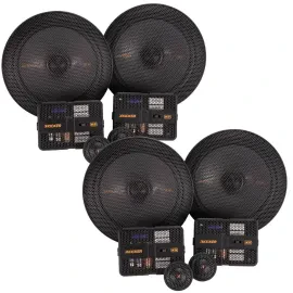 (2-Pairs) Kicker KSS6704 500W RMS 6.75” 2-way Component Speakers