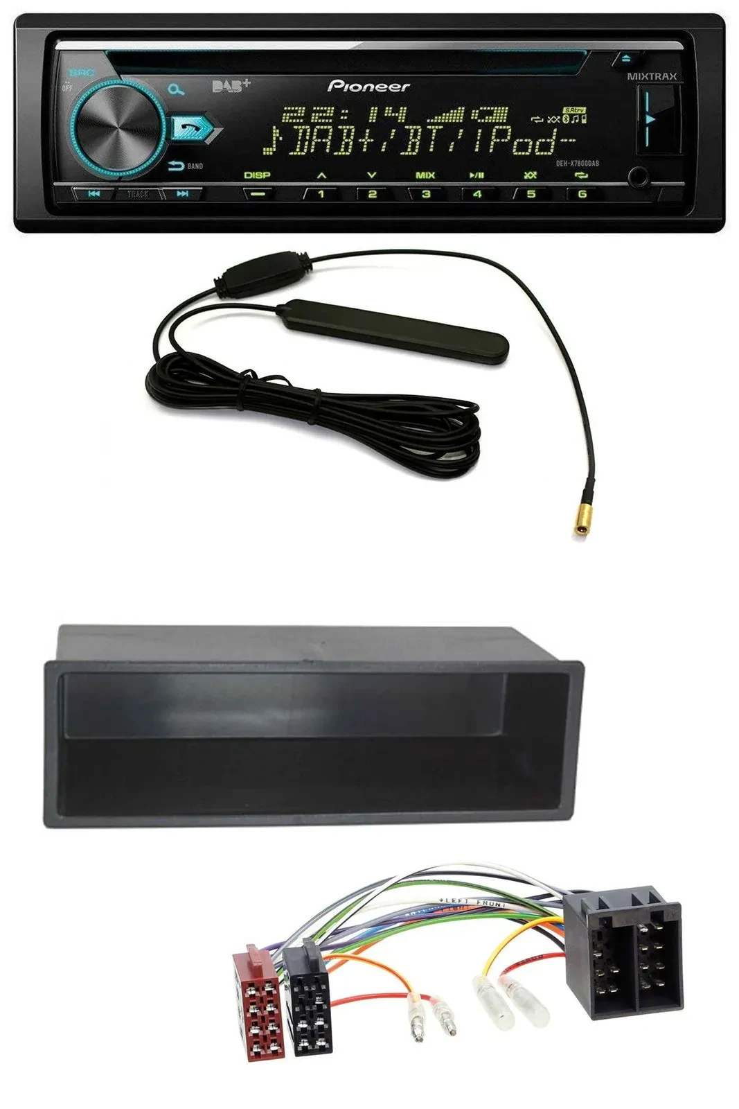 Pioneer CD MP3 AUX DAB USB Autoradio für Mercedes A-Klasse M-Klasse Vaneo VW Pas
