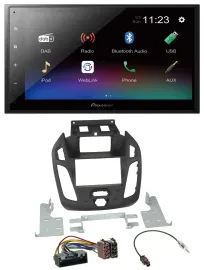 Автомагнитола для Ford Transit (2012–2018) Pioneer 2DIN, USB, Bluetooth, DAB, MP3, с дисплеем