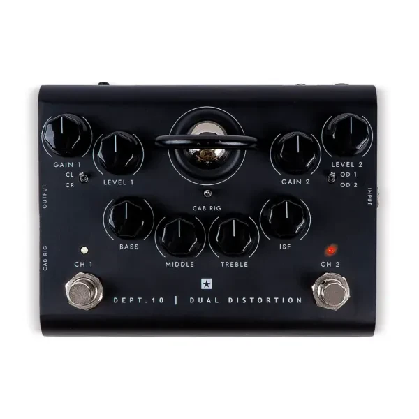 Blackstar Dept 10 Dual Distortion Valve Pedal Black