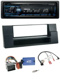 Alpine USB Bluetooth DAB Lenkrad Autoradio für BMW 5er Ablage Rundpin