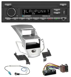 Blaupunkt AUX Bluetooth MP3 USB Autoradio für Ford Fiesta Display 10-17 silber