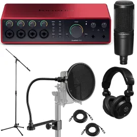 Focusrite Scarlett 18i16 4th Gen USB Audio Interface with Software Suite, Bundle