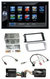 Автомагнитола Blaupunkt 2DIN, USB, Bluetooth, TMC, навигация, для Ford Galaxy/C-Max/Focus