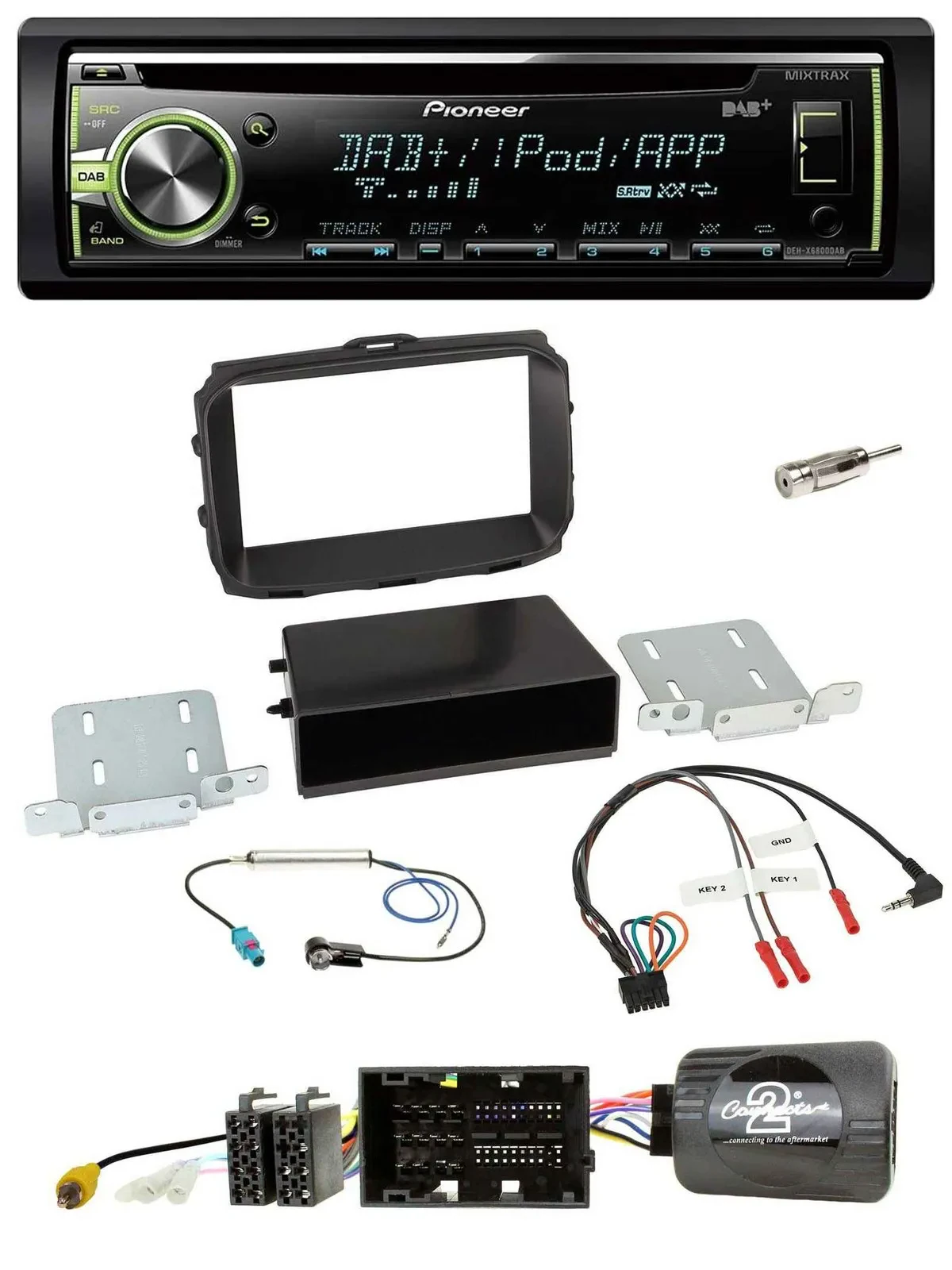 Автомагнитола для Alfa Romeo Giulietta (940) 2014–2020 Pioneer CD, DAB, USB, MP3