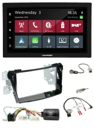 Blaupunkt DAB Bluetooth USB Lenkrad 2DIN Autoradio für Hyundai i40 ab 2011 VF Kl