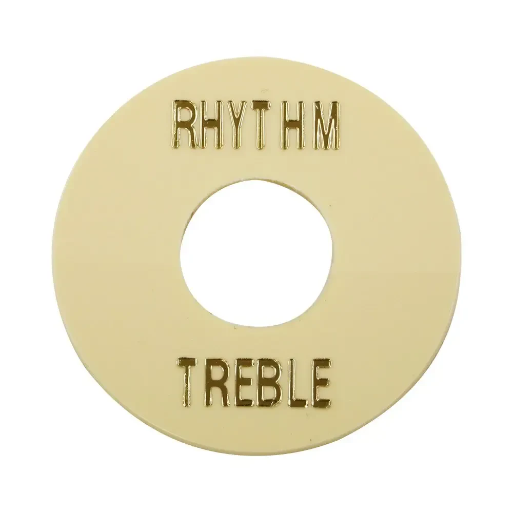 Hosco H-LP-SW-I  накладка "Rhythm-Treble" под 3-позиционный переключатель, Ivory