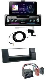 Pioneer DAB Bluetooth MP3 USB Autoradio für BMW X5 E53 5er E39 Rundpin Ablagefac