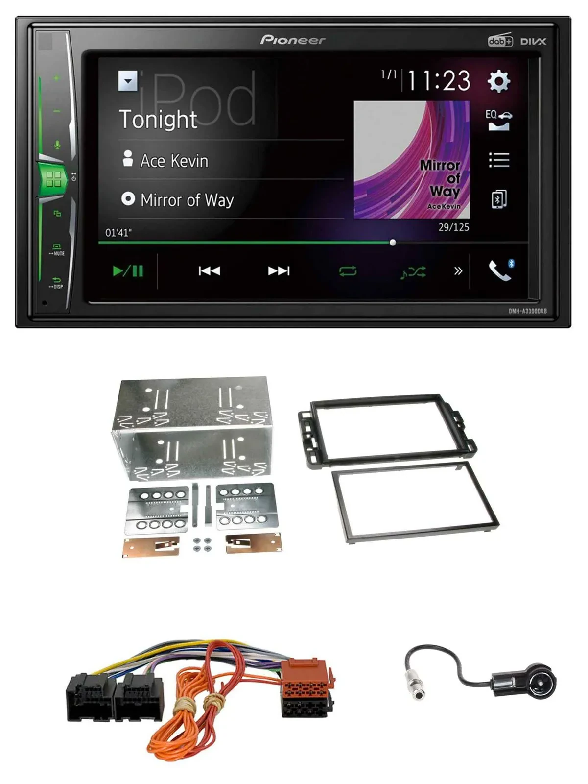 Автомагнитола для Cadillac BLS (2006–2010) Pioneer 2DIN MP3 DAB USB Bluetooth
