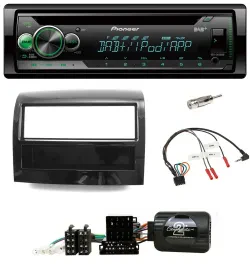 Автомагнитола Pioneer CD/USB, DAB, для Fiat Ducato (2012–2015), совместима с кнопками на руле, черный (piano black)