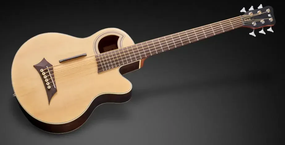 ROCKBASS RB Alien Deluxe, 6-String - Natural Transparent Satin  "B-Stock"