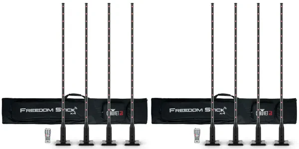 Светодиодный прибор Chauvet DJ Freedom Stick X4 с аксессуарами (8 штук)