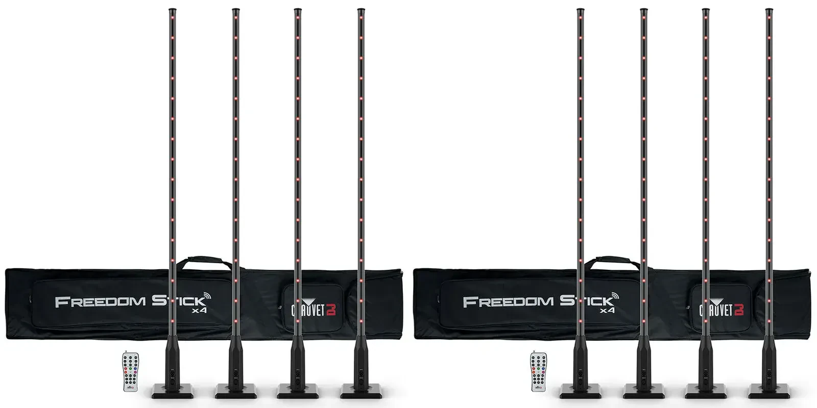 Светодиодный прибор Chauvet DJ Freedom Stick X4 с аксессуарами (8 штук)