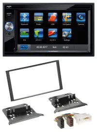 Blaupunkt SD Bluetooth 2DIN MP3 USB AUX Autoradio für Kia Sorento BL 2006-2009