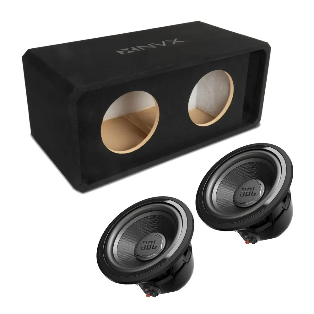 Сабвуфер пассивный для автомобиля NVX NE102P 10", корпус с щелевым портом, MDF 3/4" (набор)