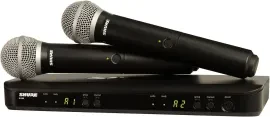 Shure BLX288/PG58 H10 PG58 Handheld Microphones Dual Wireless System -OPEN  BOX-