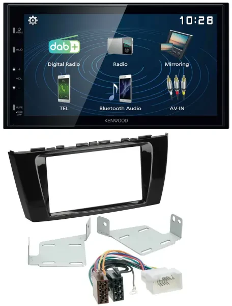 Kenwood 2DIN Bluetooth MP3 USB DAB Autoradio für Mitsubishi Mirage SpaceStar ab