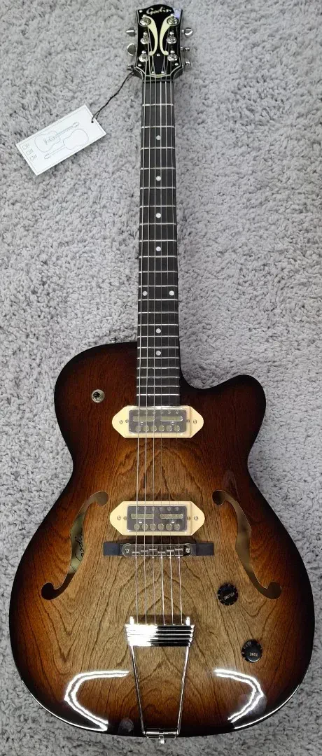 Godin 5th Avenue Hollow-Body Electric Guitar with Lollar Gold Foils and Gig Bag