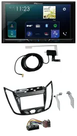 Pioneer 2DIN DAB USB MP3 Bluetooth Autoradio für Ford C-Max Kuga Klavierlack sch