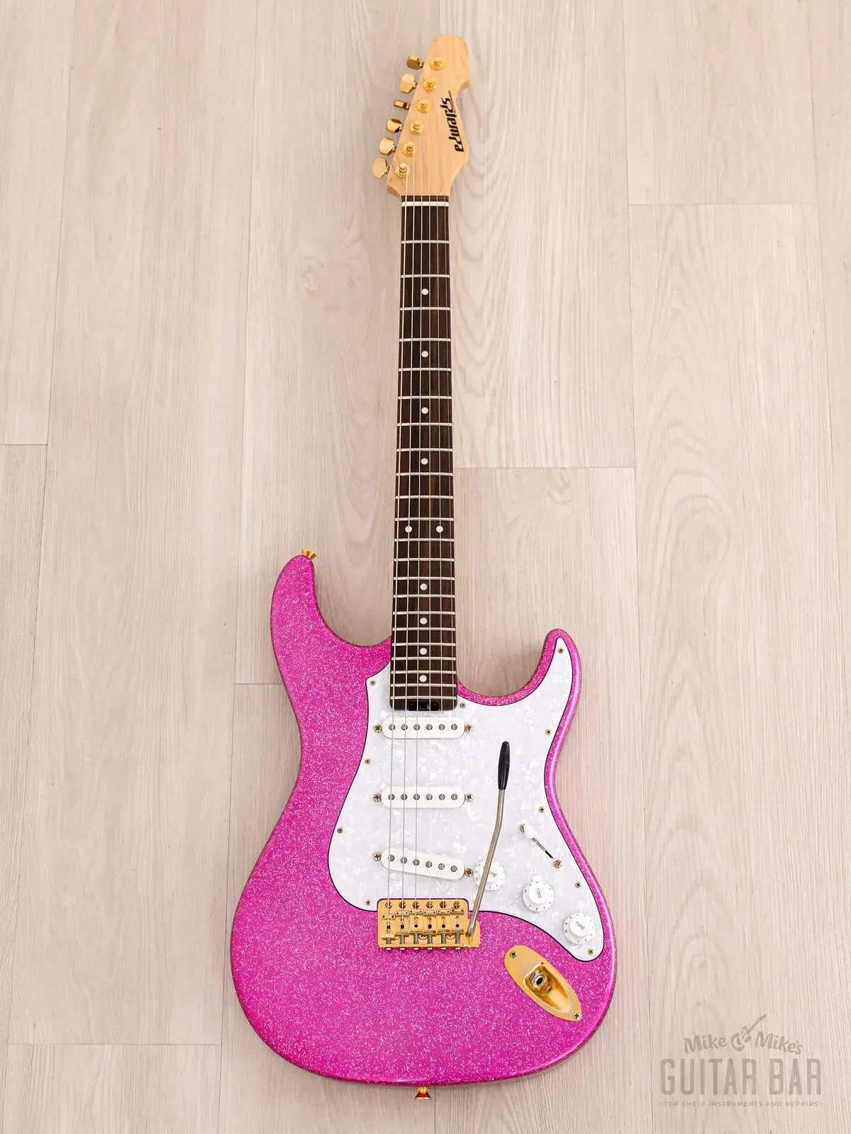 Электрогитара Edwards E-SN-185TO Snapper Takayoshi Ohmura Signature SSS Twinkle Pink w/gigbag Japan 2017