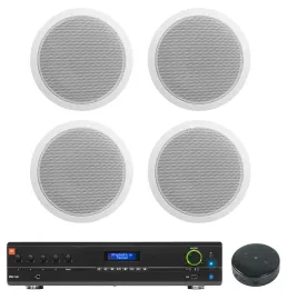 Потолочная акустика JBL CCL6T White с усилителем (4 штуки)