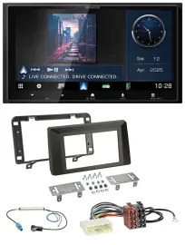 Kenwood Bluetooth 2DIN USB DAB MP3 Autoradio für Dacia Duster (ab 2021)