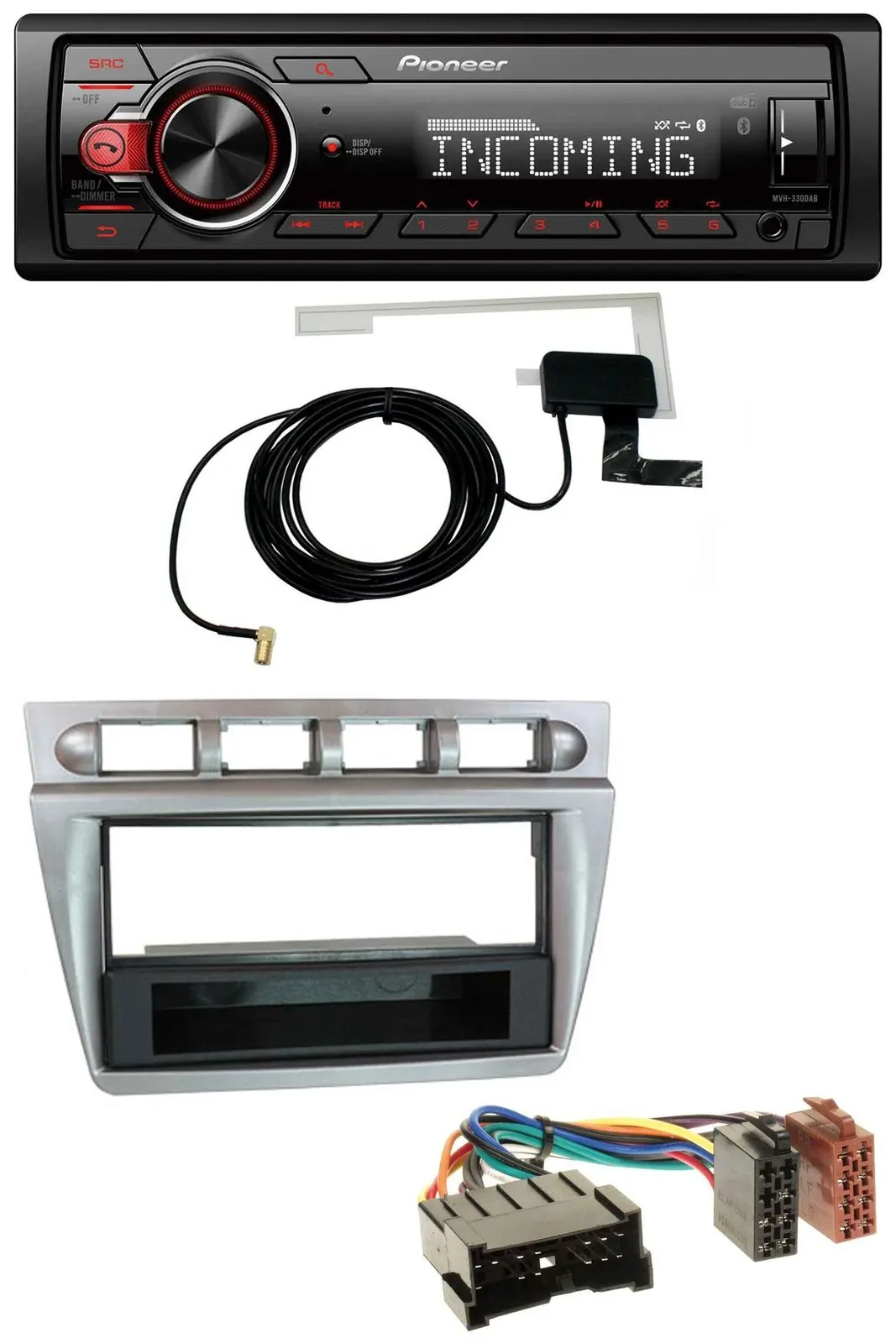 Pioneer USB MP3 DAB Bluetooth Autoradio für Kia Picanto (2004-2007)