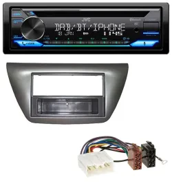 Автомагнитола для Mitsubishi Lancer Evo 2004–2008 JVC Bluetooth MP3 USB DAB CD