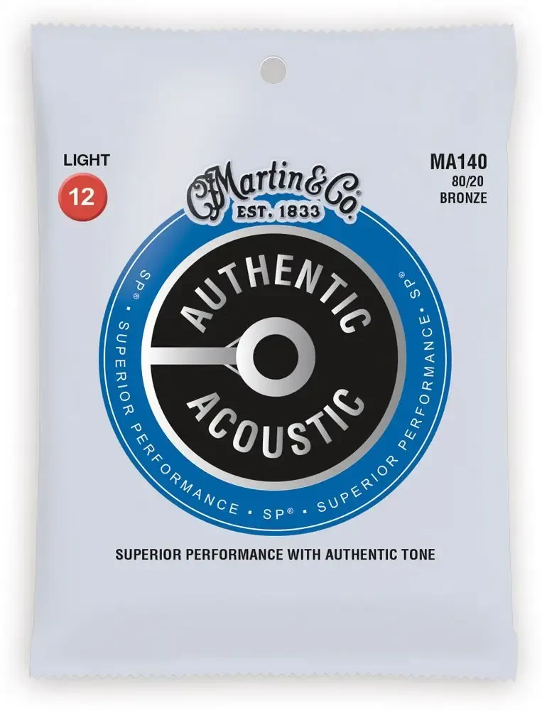 Струны для акустической гитары Martin MA140 12-54